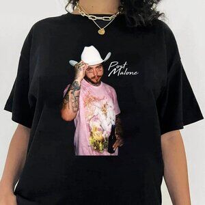 Post Malone Posty Howdy Shirt - Unisex Crewneck Graphic Tee